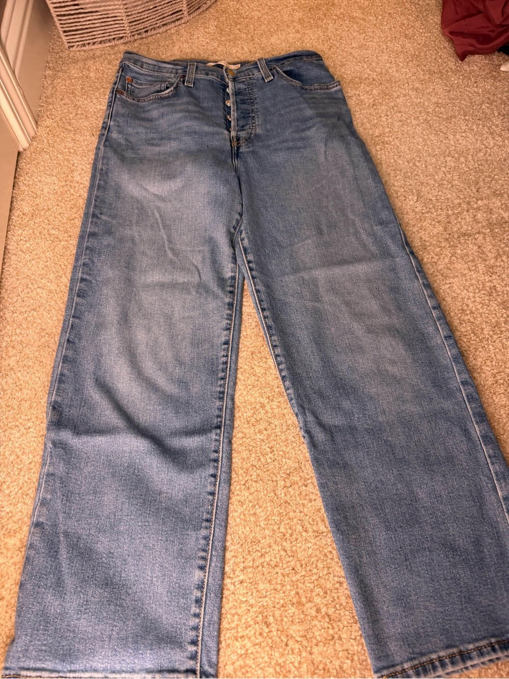 Levi’s Ribcage Straight size 28 Women's Jeans - Light Blue